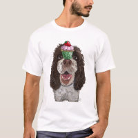 Springer Spaniel mit Cupcake