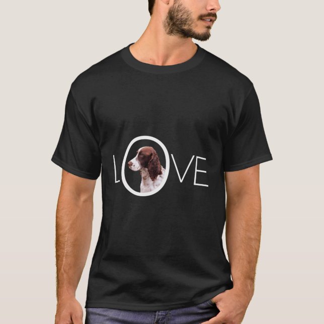 Springer Spaniel Shirt Liebe Springer Spaniel Dog (Vorderseite)