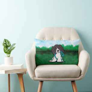 Springer Spaniel Welpen-Wurfkissen Lendenkissen