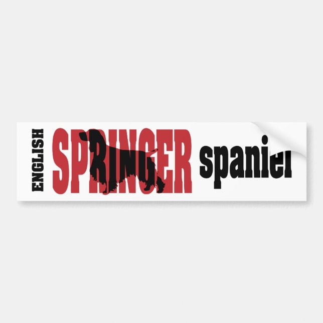 Springerspaniel-Autoaufkleber Autoaufkleber (Vorne)