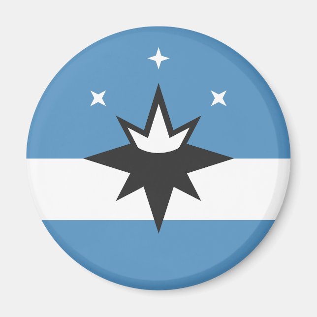Springfield city Flag Missouri Staat USA Magnet (Vorne)