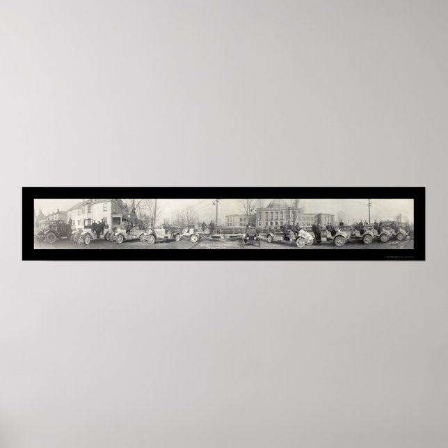 Springfield Fire Department Foto 1917 Poster (Vorne)