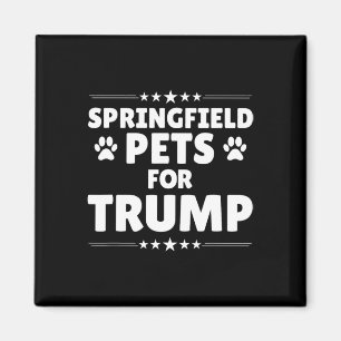 Springfield Haustiere für Trump Debyte Magnet