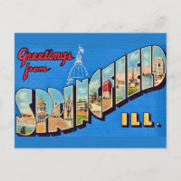 Springfield IL Grußkarte