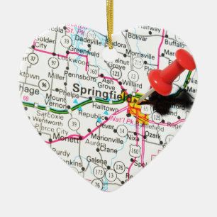 Springfield, Illinois Keramik Ornament