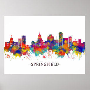 Springfield Illinois Poster