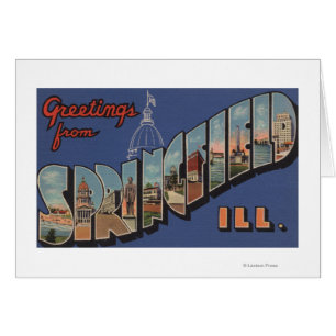 Springfield, Illinois - Scènes de grandes lettres