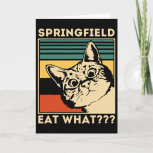 Springfield Iss was - Sie essen Hunde Katzen Pe Karte