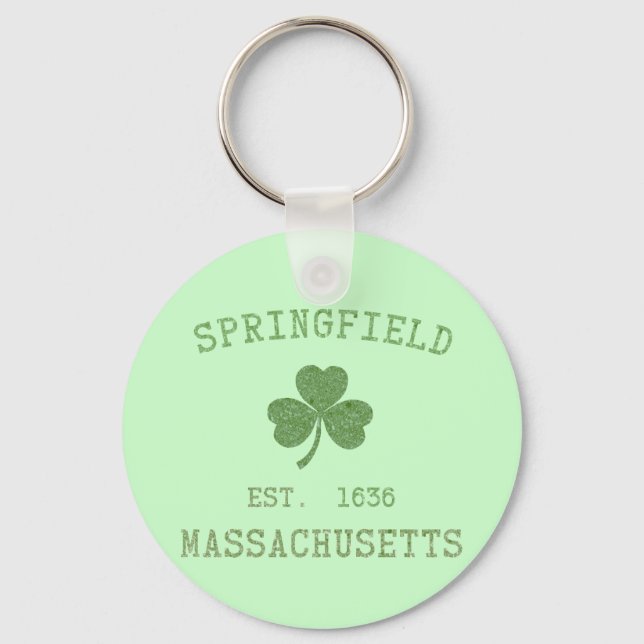 Springfield MA Schlüsselanhänger (Vorderseite)