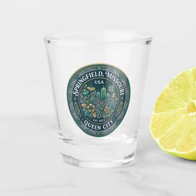 Springfield, Missouri USA Schnapsglas (Vorderseite)