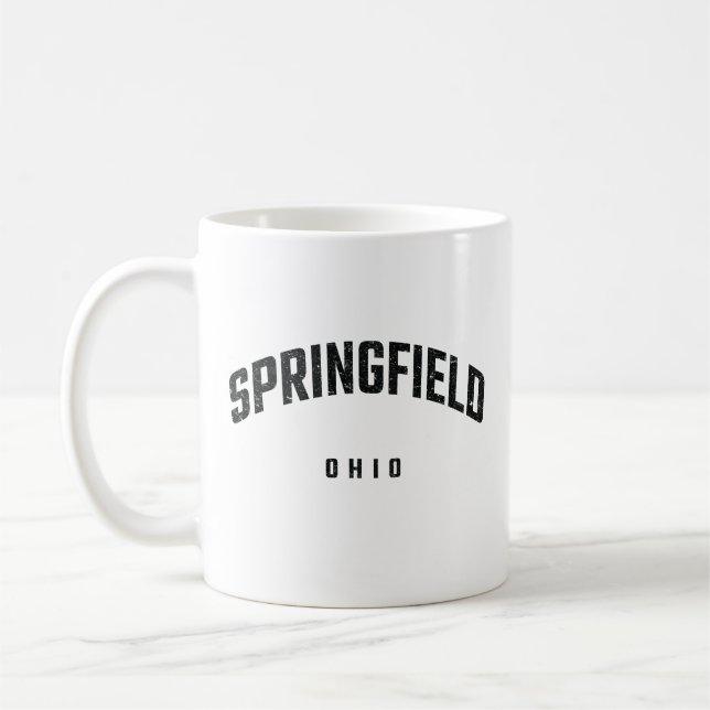 Springfield Ohio OH Kaffeetasse (Links)