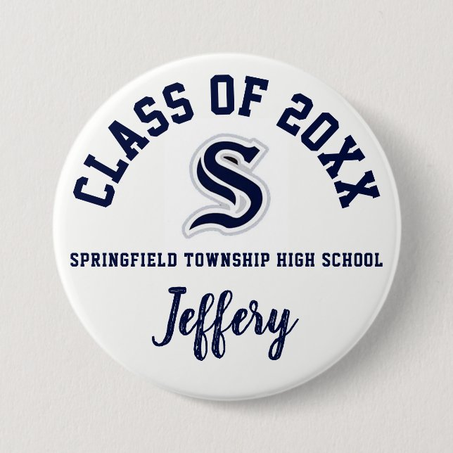 Springfield Tower High School Button Logo (Vorderseite)