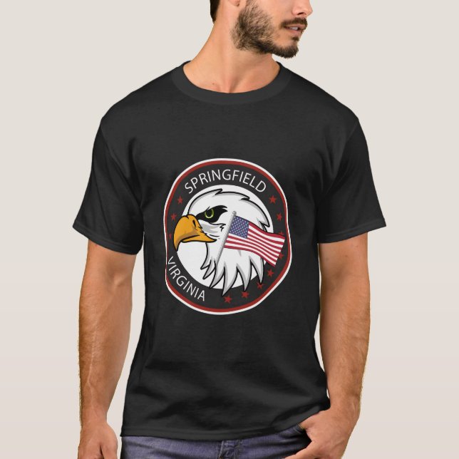 Springfield Va Virginia T-Shirt (Vorderseite)