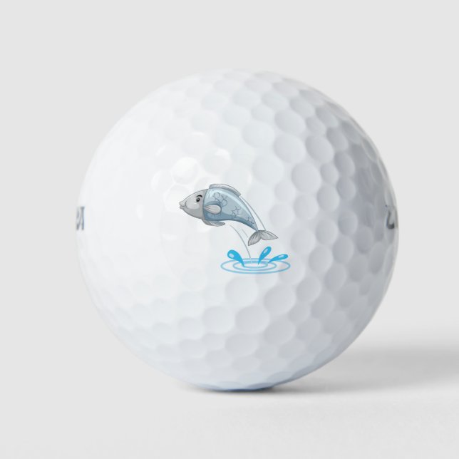 Springfisch Golfball (Vorderseite)