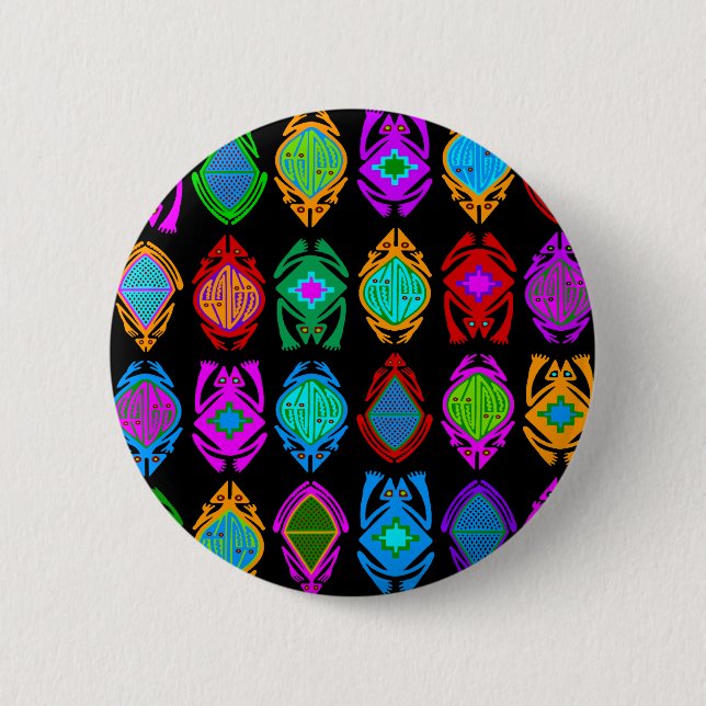 Springfrösche Button (Vorderseite)