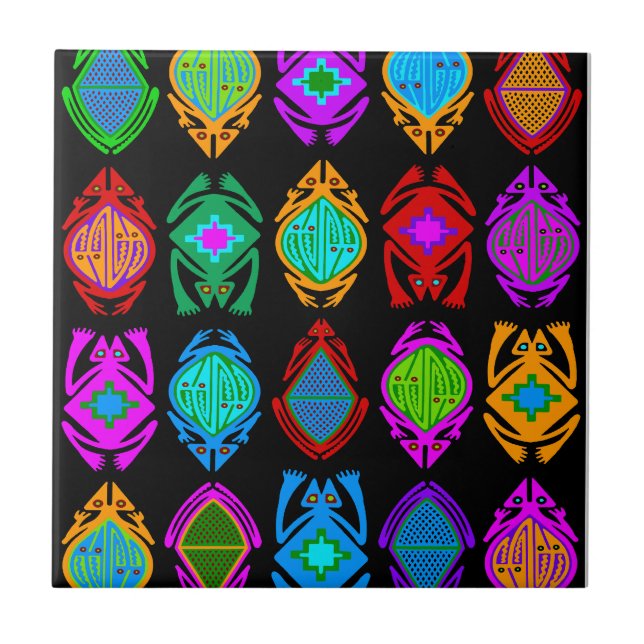 Springfrösche Fliese (Vorderseite)