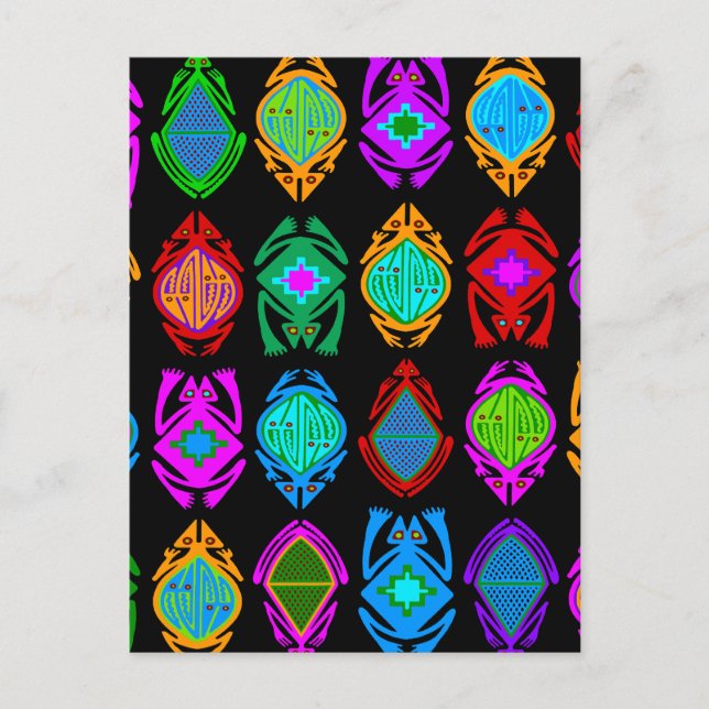 Springfrösche Postkarte (Vorderseite)