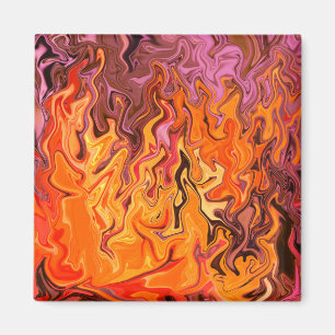 Springin' Flammen.... Magnet