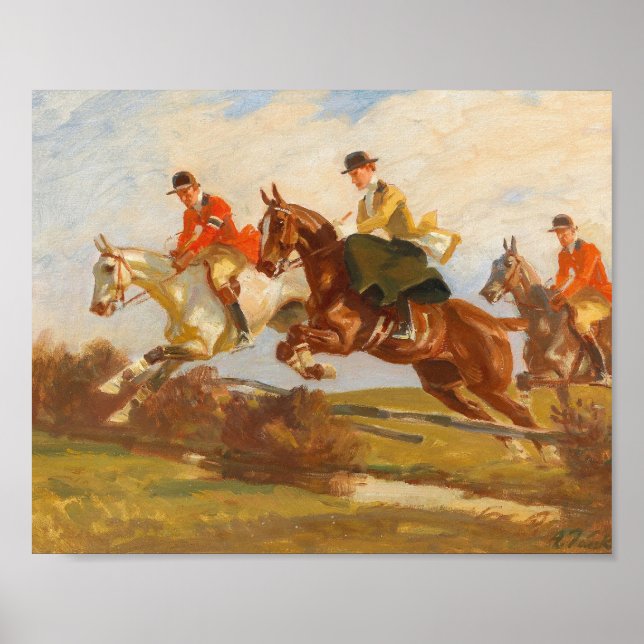 Springreiter | Angelo Jank Poster (Vorne)