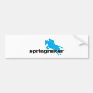 Springreiter - Showjumper Autoaufkleber