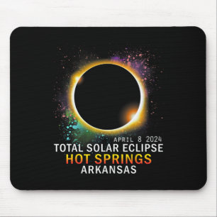 Springs Arkansas Total Solar Eclipse 8. April 2024 Mousepad