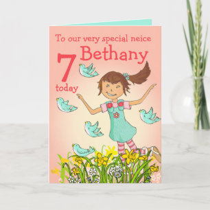 "Spring's in the air" nouvelle carte brune d'anniv