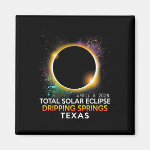 Springs Texas Totality Total Solar Eclipse 2024 Magnet