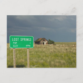 Springs Wyomoming Postkarte verloren