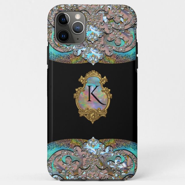 Springsalla Einzigartiges elegantes Cooles Monogra Case-Mate iPhone Hülle (Rückseite)