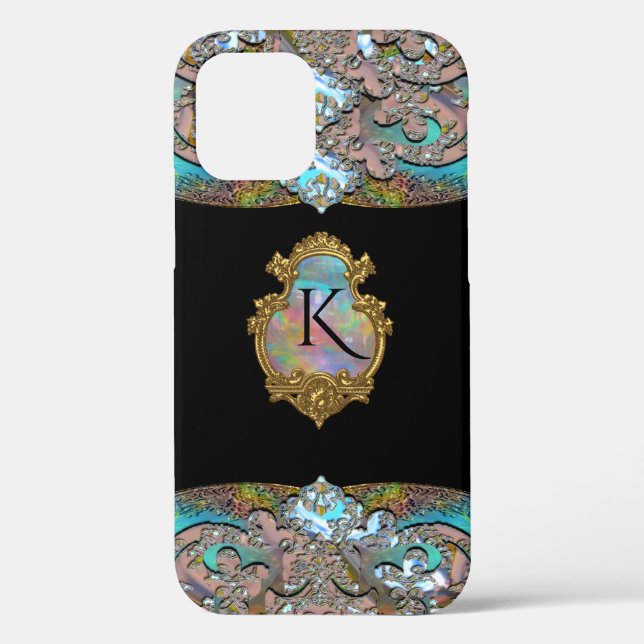 Springsalla Einzigartiges elegantes Cooles Monogra Case-Mate iPhone Hülle (Rückseite)