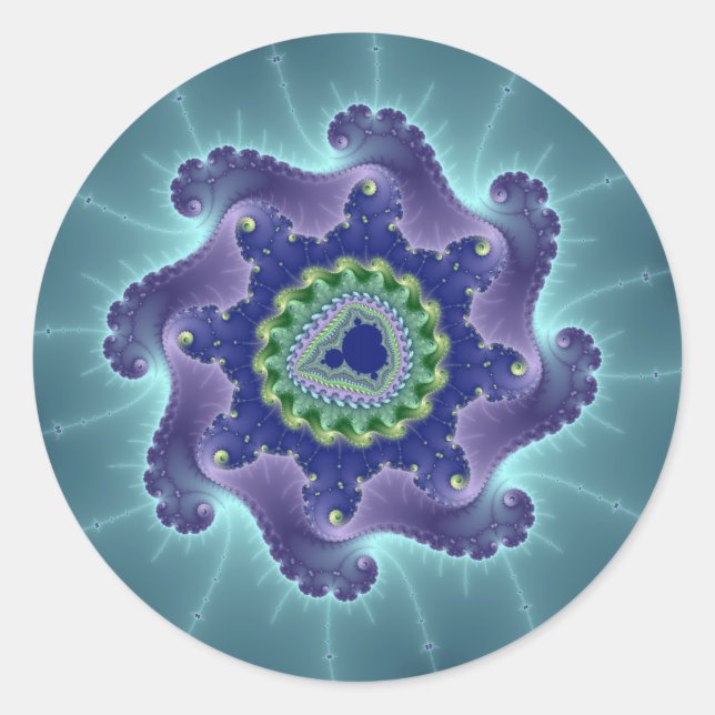 Springshine Glory Runder Aufkleber (Vorderseite)