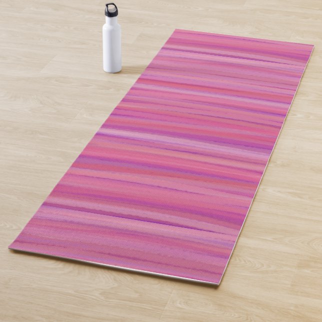 Springtime Abstrakte Streifen Yogamatte (Beispiel)