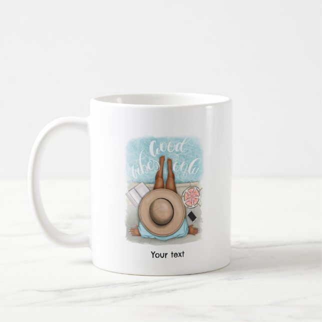 Springtime Bicycle Girl Kaffeetasse (Links)
