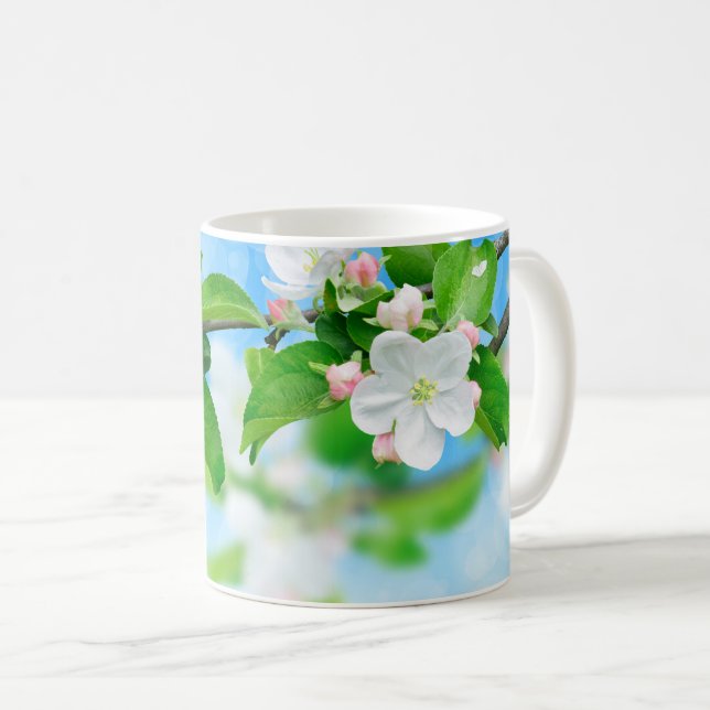 Springtime (Blume von Apfeln) Kaffeetasse (VorderseiteRechts)