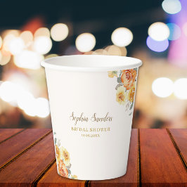 Springtime Bridal Shower Featuring Orange Blossoms Pappbecher