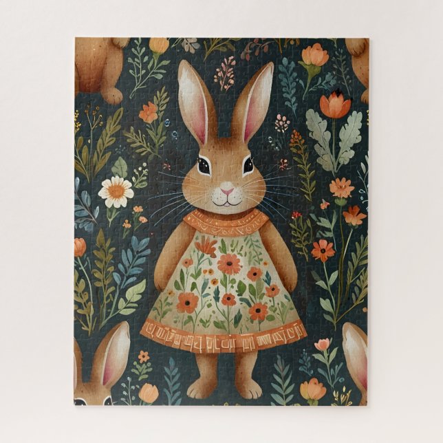 Springtime Bunny Magic Puzzle (Vertikal)