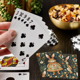 Springtime Bunny Magic Spielkarten