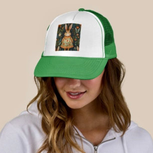 Springtime Bunny Magic Trucker Hat Truckerkappe