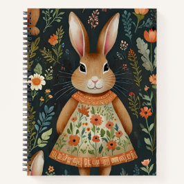 Springtime Bunny Notebook Notizbuch