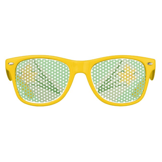 Springtime Daffodil Gelber Spaß und Hübsch! Partybrille (Vorderseite)