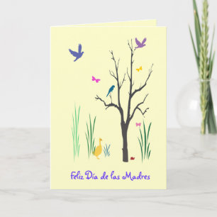 Springtime Dia de las Madres Karte