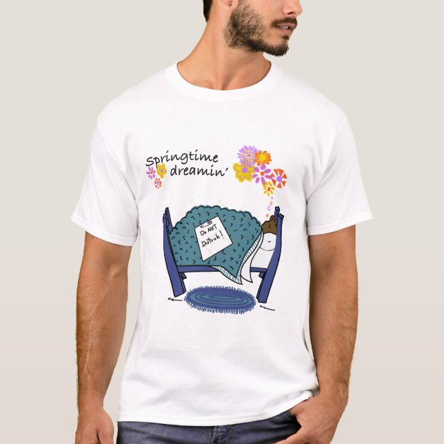 Springtime Dreamin" Groundhog Day T-Shirt (Vorderseite)