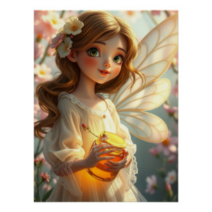 Springtime Fairy Art Poster