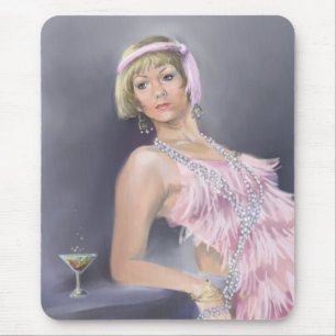 Springtime Flapper Mousepad