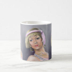 Springtime Flapper Portrait-Tasse Kaffeetasse