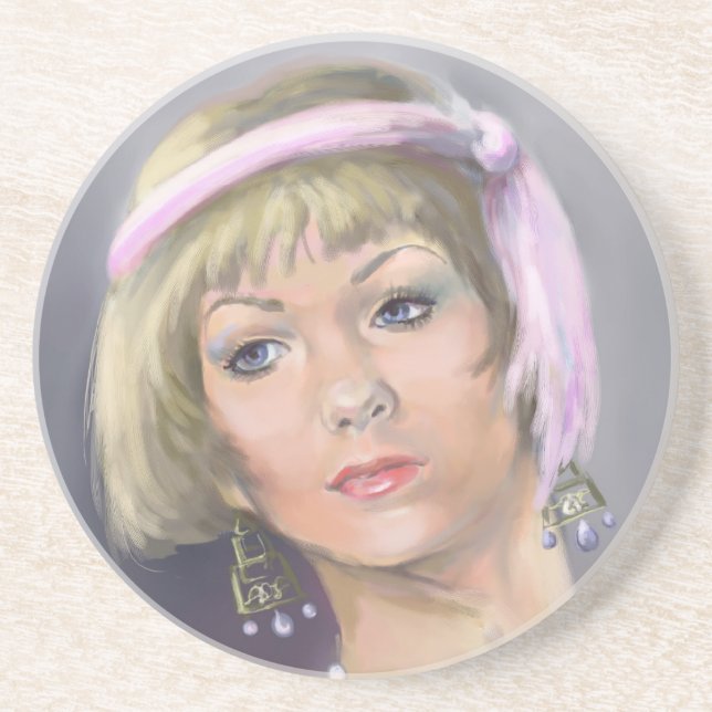 Springtime Flapper Untersetzer (Vorne)