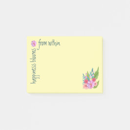 Springtime Floral Post-it Klebezettel