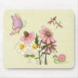 Springtime Friends Mousepad