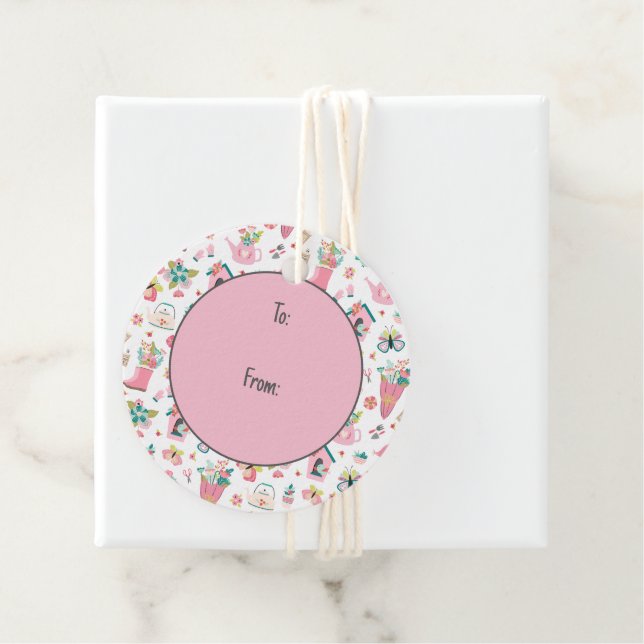 Springtime Garden Geschenkanhänger (Beispiel)