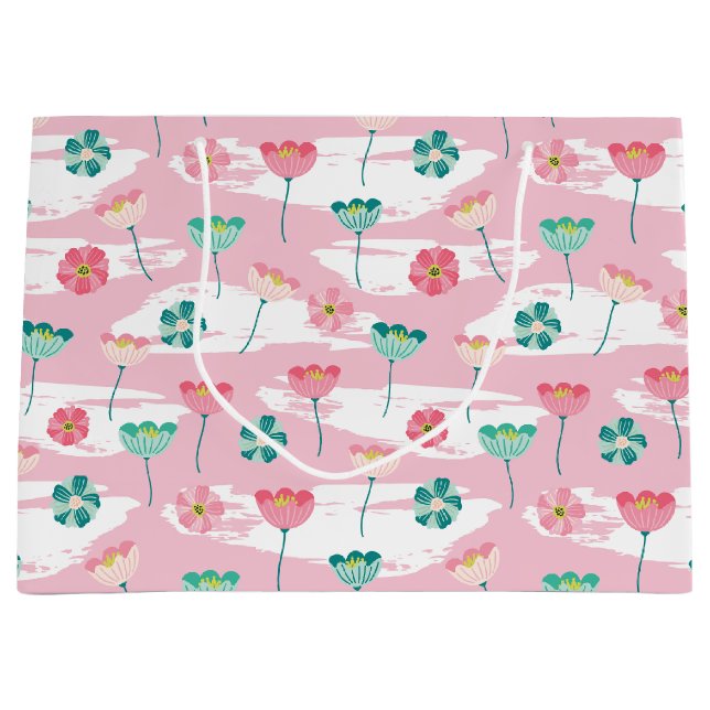 Springtime Garden Große Geschenktüte (Vorderseite)